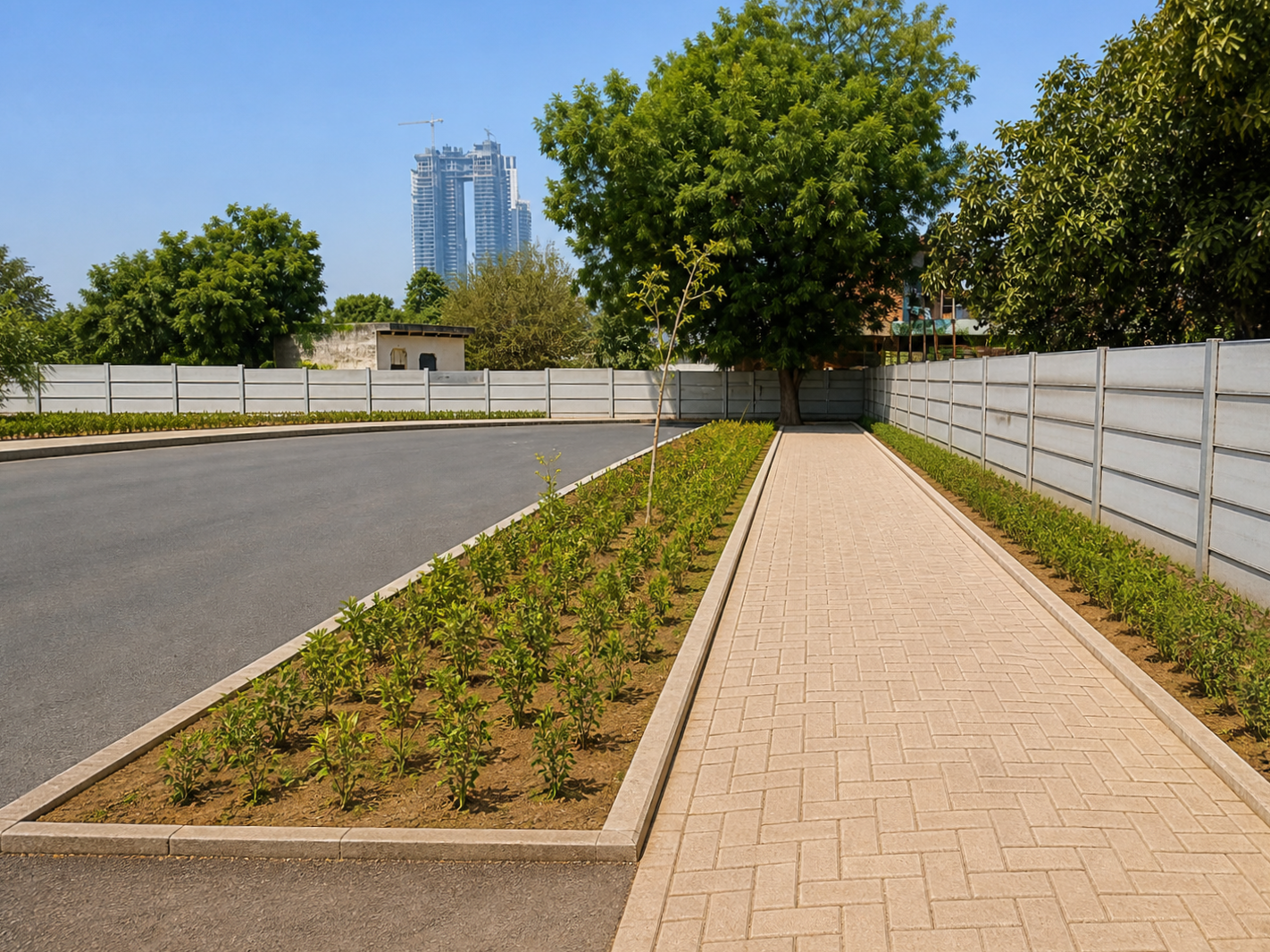 Completed external development works at the Emaar NPNL project